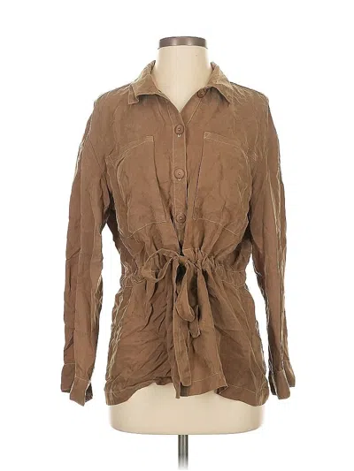 Pre-owned Nation Ltd. By Jen Menchaca Jacket In Brown