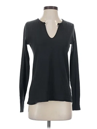 Pre-owned Nation Ltd. By Jen Menchaca Long Sleeve T-shirt In Gray