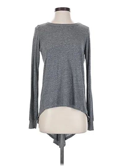 Pre-owned Nation Ltd. By Jen Menchaca Long Sleeve T-shirt In Gray