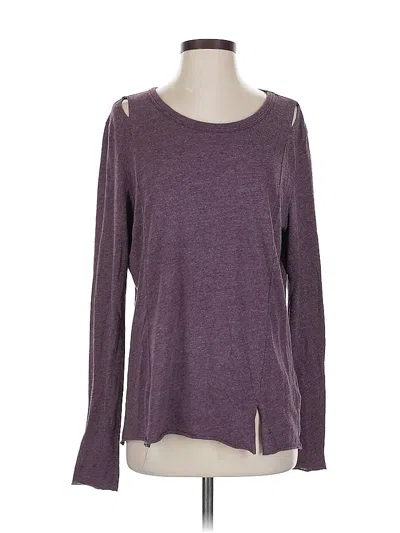 Pre-owned Nation Ltd. By Jen Menchaca Pullover Sweater In Purple