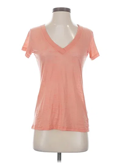 Pre-owned Nation Ltd. By Jen Menchaca Short Sleeve T-shirt In Orange