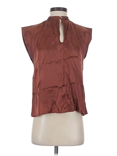 Pre-owned Nation Ltd. By Jen Menchaca Sleeveless Blouse In Brown