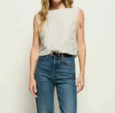 Nation Ltd Cara Stripe Tank Top In Multi In White