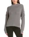 Nation Ltd Carine Fringe Sweater In Grey
