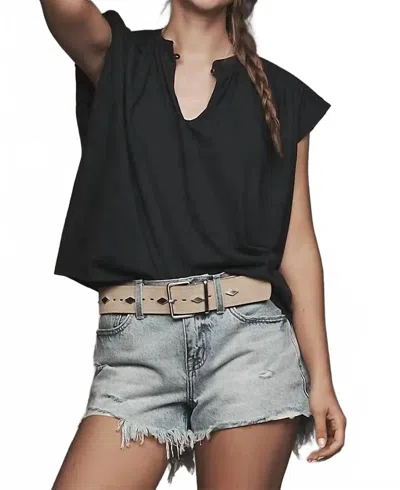 Nation Ltd Cary Keyhole Top In Night Sky In Black