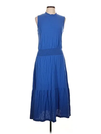 Pre-owned Nation Ltd Casual Dress In Blue