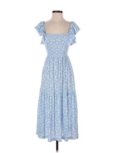 Pre-owned Nation Ltd Casual Dress In Blue