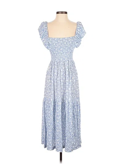Pre-owned Nation Ltd Casual Dress In Blue