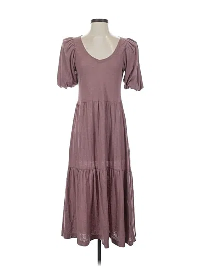 Pre-owned Nation Ltd Casual Dress In Brown
