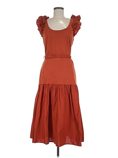 Pre-owned Nation Ltd Casual Dress In Brown