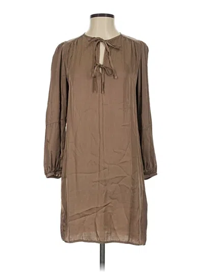 Pre-owned Nation Ltd Casual Dress In Brown