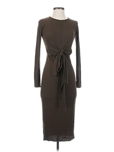 Pre-owned Nation Ltd Casual Dress In Brown