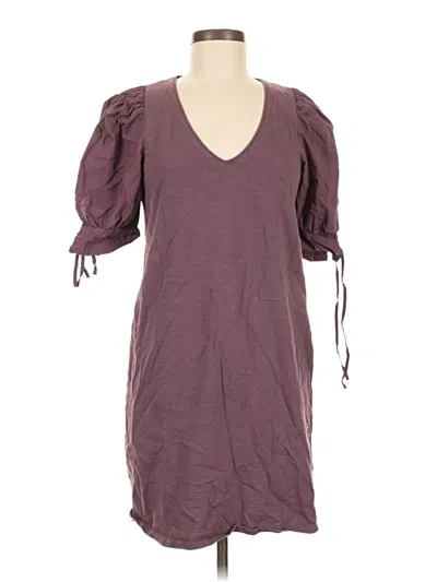 Pre-owned Nation Ltd Casual Dress In Burgundy