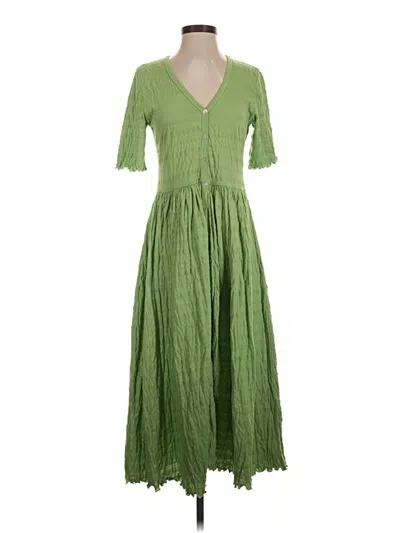 Pre-owned Nation Ltd Casual Dress In Green