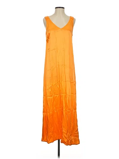 Pre-owned Nation Ltd Casual Dress In Orange
