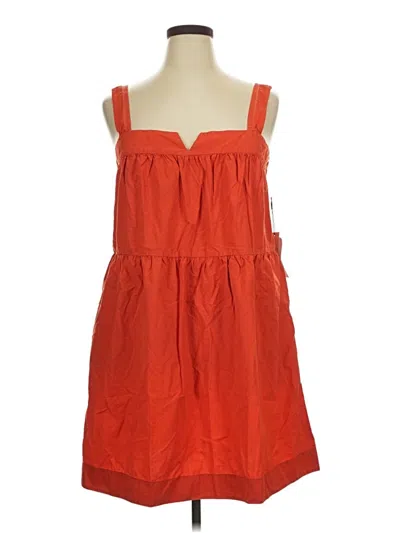 Pre-owned Nation Ltd Casual Dress In Orange