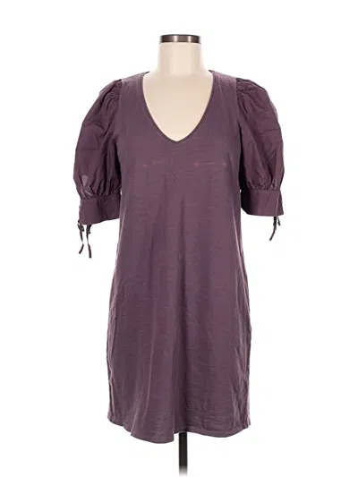 Pre-owned Nation Ltd Casual Dress In Purple