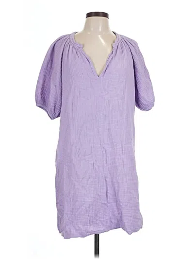Pre-owned Nation Ltd Casual Dress In Purple