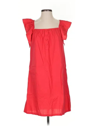 Pre-owned Nation Ltd Casual Dress In Red