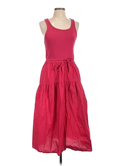 Pre-owned Nation Ltd Casual Dress In Red