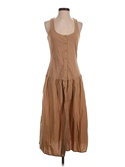 Pre-owned Nation Ltd Casual Dress In Tan