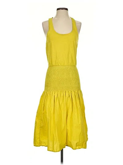 Pre-owned Nation Ltd Casual Dress In Yellow