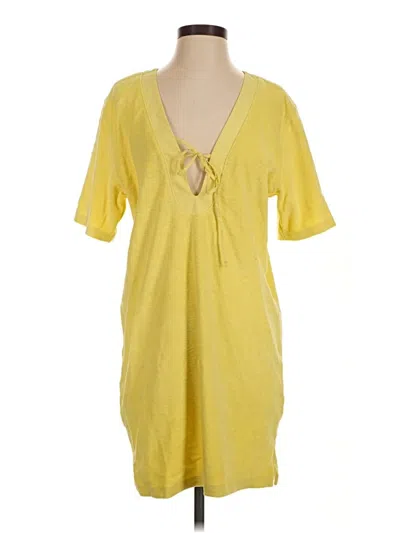 Pre-owned Nation Ltd Casual Dress In Yellow