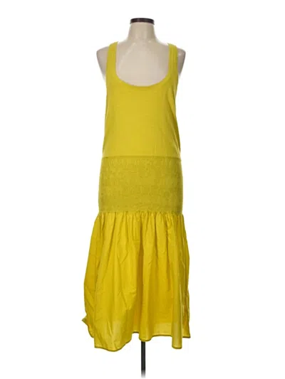 Pre-owned Nation Ltd Casual Dress In Yellow