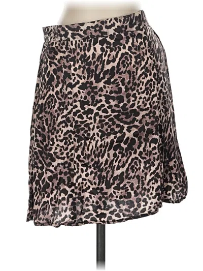 Pre-owned Nation Ltd Casual Skirt In Brown