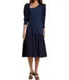 Nation Ltd Catalina Asymmetric Dress In Night Horizon In Multi