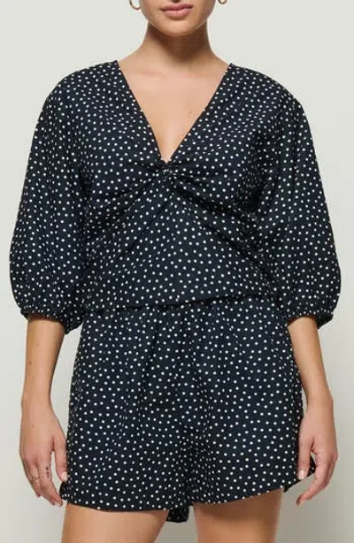 NATION LTD NATION LTD CELESTE PUFF SLEEVE TOP