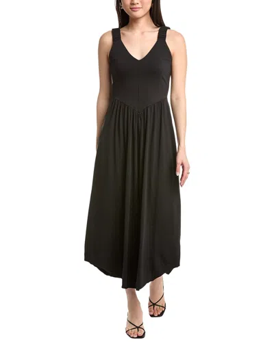 Nation Ltd Celine Midi Dress In Black