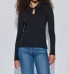 Nation Ltd Coco Top In Jet Black In Black