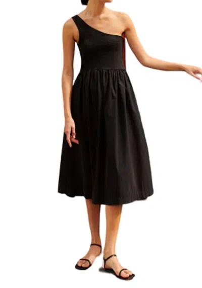 Nation Ltd Connie One Shoulder Dress In Black