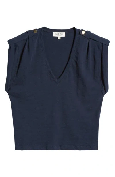 Nation Ltd Cooper V-neck Tank In Night Sky
