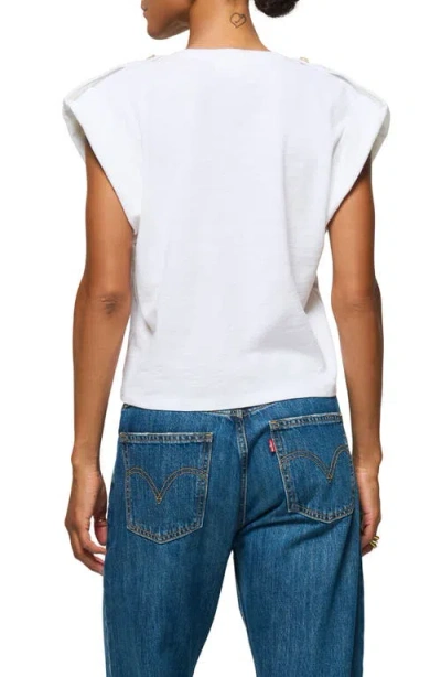 Nation Ltd Cooper V-neck Tank In Optic White
