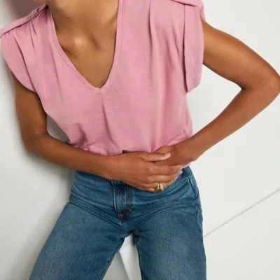 Nation Ltd Cooper V Neck Tank Top In Mesa Flower In Pink