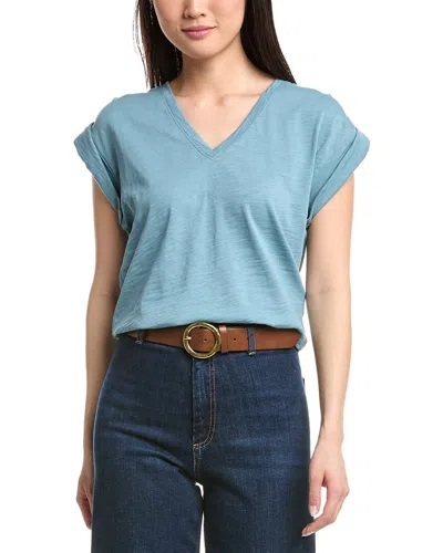 Nation Ltd Cooper V-neck Tank In Blue