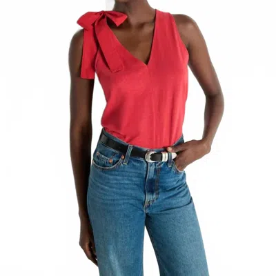 Nation Ltd Daniella Tank In Heartbeat Red