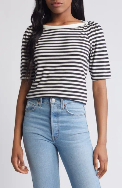 Nation Ltd Deana Short-sleeve Top In City Stripe