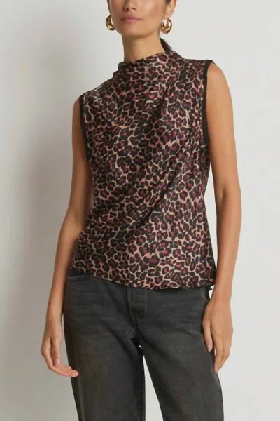 Nation Ltd Delilah Tank In Winter Leopard In Brown