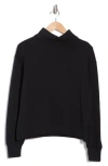 Nation Ltd Diana Turtleneck T-shirt In Jet Black