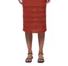 Nation Ltd Driana Crochet Midi Skirt In Ginger In Multi