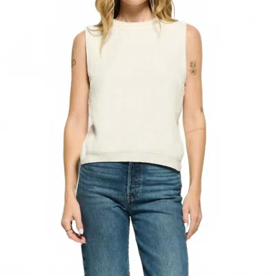 Nation Ltd Eliza Sleeveless Sweater In Porcelain In White