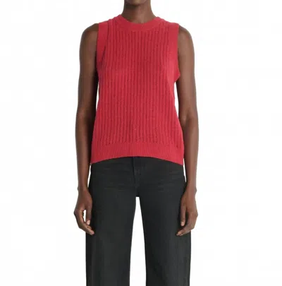 Nation Ltd Elliana Knit Tank In Heartbeat Red
