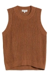 Nation Ltd Elliana Sweater Vest In Praline