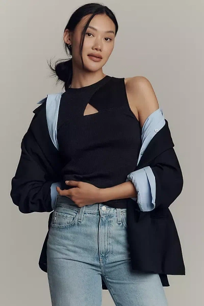 Nation Ltd Ellie Keyhole Top In Black