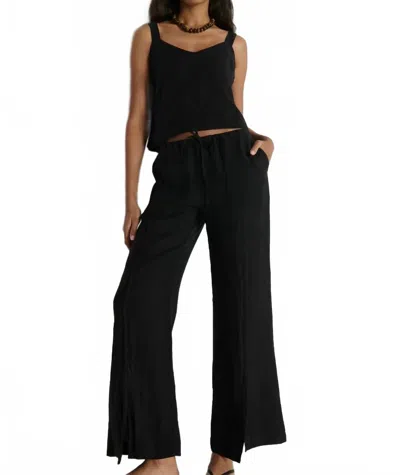 Nation Ltd Elwood Pant In Jet Black