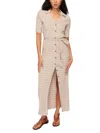 Nation Ltd Enise Button Up Maxi Dress In Layer Cake
