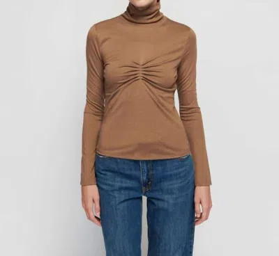 Nation Ltd Eris Turtleneck Top In Teddy In Multi